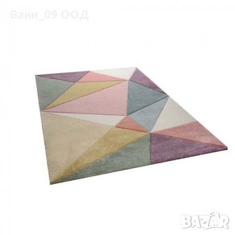120×170см Страхотен килим в пастелни цветове, снимка 3 - Килими - 34222297