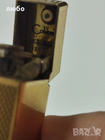 ЗАПАЛКА COLIBRÍ Във 20 м Златно Покритие Работи Перфектно Не Изпуска Газ Колекционерска , снимка 5 - Антикварни и старинни предмети - 53507356