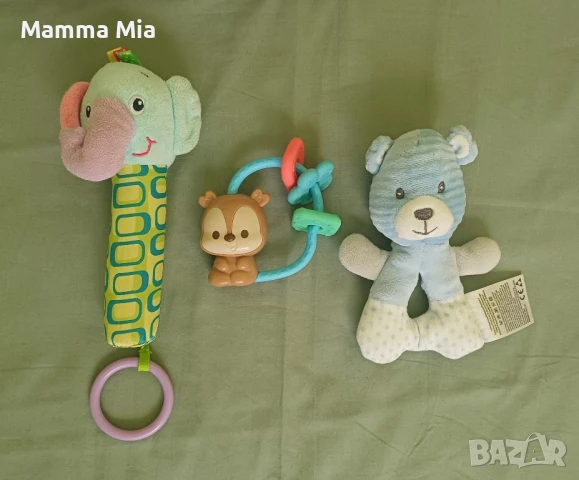 Лот бебешки играчки, дрънкалки 0+, снимка 4 - Образователни игри - 50726135