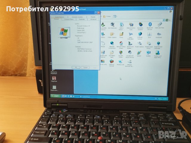 Продавам стар компютър IBM Thinkpad 600 за колекция, снимка 4 - Лаптопи за дома - 42375312