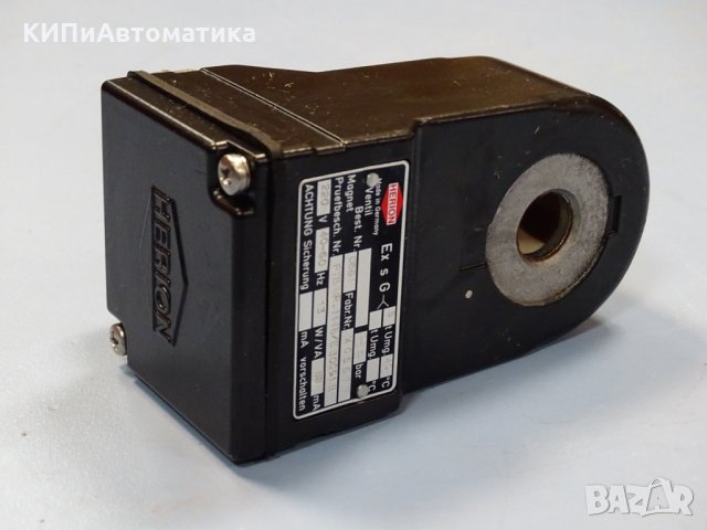 Ел. магнитна бобина Herion Ex 0881 solenoid coil 220V, 50Hz, снимка 1 - Резервни части за машини - 36001256