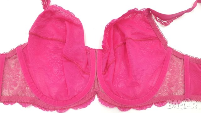 Сутиен цвят циклама с меки чашки Sawren 75G, снимка 4 - Бельо - 41619206