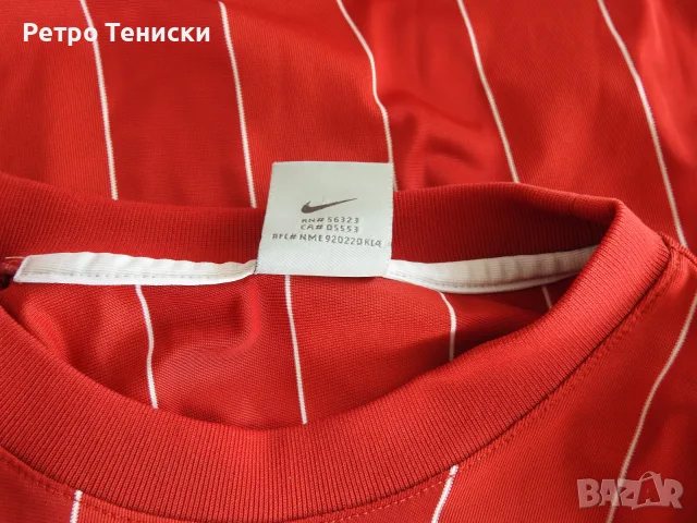 Тениска Nike — Мъже размер L Червено, снимка 4 - Тениски - 56314903