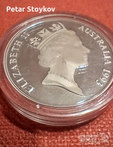 Голяма сребърна монета., снимка 4 - Нумизматика и бонистика - 52283191