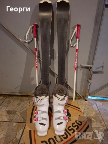 Детски комплект ски Rossignol-100см.+обувки Rossignol-21.5 , снимка 8 - Зимни спортове - 53287008