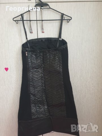 Кожена рокля Patrizia Pepe , снимка 2 - Рокли - 41696528