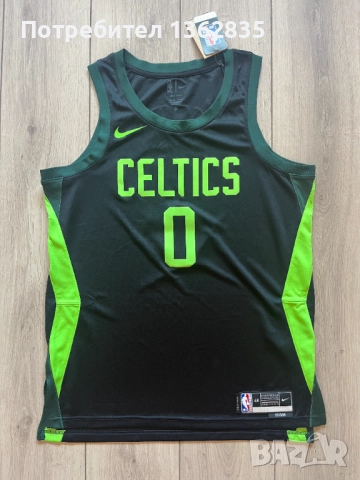 оригинален потник Nike NBA BOSTON CELTICS Jayson Tatum размер L от САЩ, снимка 4 - Фен артикули - 51603368