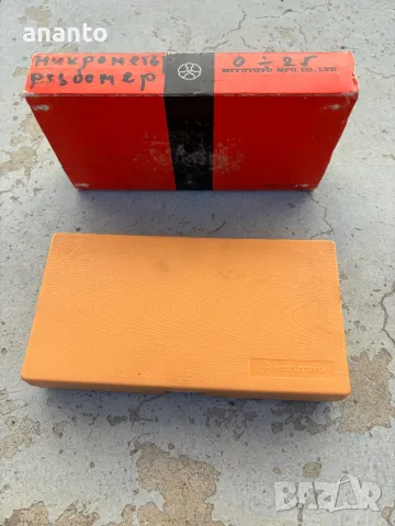 микрометър MITUTOYO  0-25 мм., снимка 4 - Други машини и части - 5618268