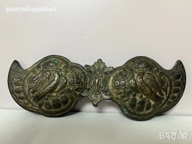 Пазарджишки пафти от 19ти век ,сребърна сплав, снимка 8 - Антикварни и старинни предмети - 53794196