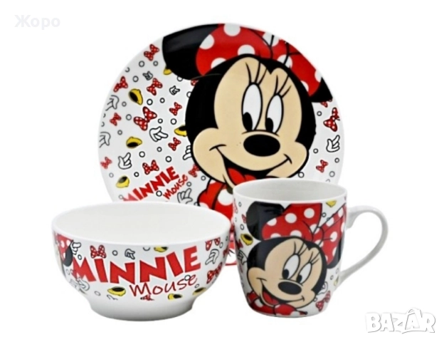 Детски порцеланов сервиз за хранене , 3 части различни фигури , снимка 3 - Сервизи - 52525590