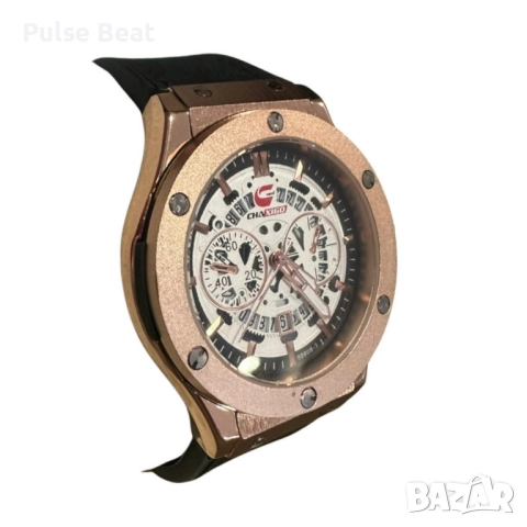 Изискан мъжки часовник със стилен циферблат, снимка 2 - Мъжки - 52055565