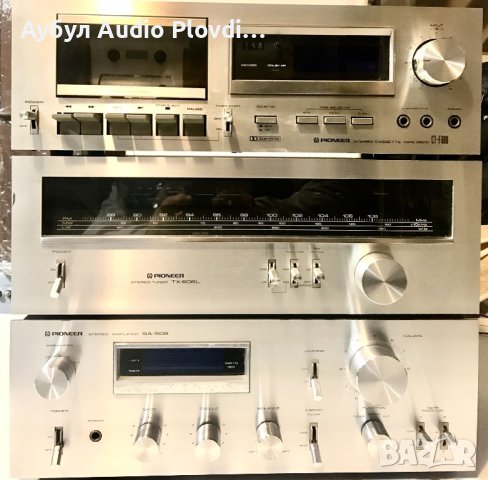 Pioneer SA-508 Усилвател  Pioneer CT-F600 Касет Дек Pionner TX-608 Радио Сет, снимка 3 - Аудиосистеми - 44374997