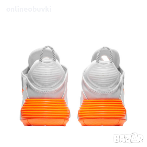 НАМАЛЕНИЕ!!!Мъжки спортни обувки NIKE AIRMAX 2090 Бяло/Оранжево №45.5, снимка 5 - Маратонки - 36210110