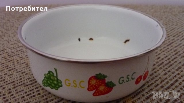 Ретро емайлирани съдове, снимка 3 - Антикварни и старинни предмети - 31269154