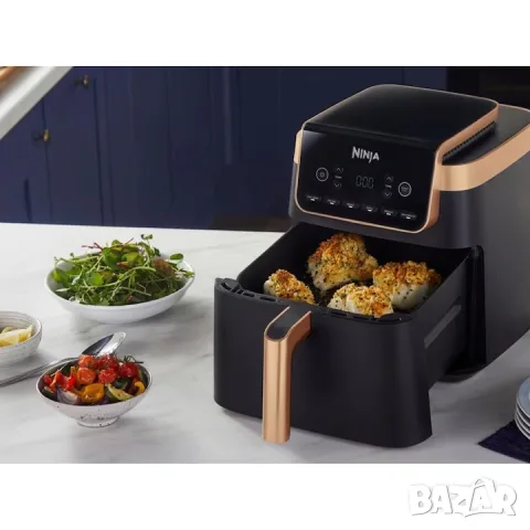 Еър фрайър Ninja - MAX PRO, 2000W, 6.2 l, снимка 2 - Фритюрници - 56182877