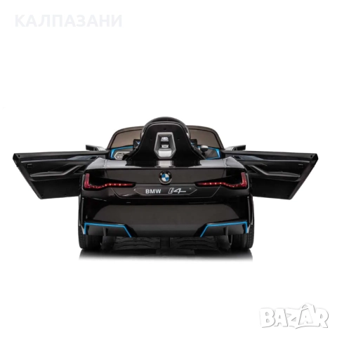 Кола Акумулаторна 12V BMW JE1009 с родителски контрол Черна, снимка 6 - Коли, камиони, мотори, писти - 51665310