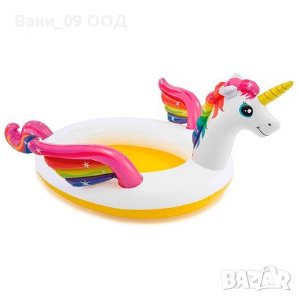 Детски басейн "Еднорог" с пръскалка , снимка 2 - Надуваеми играчки - 40937764