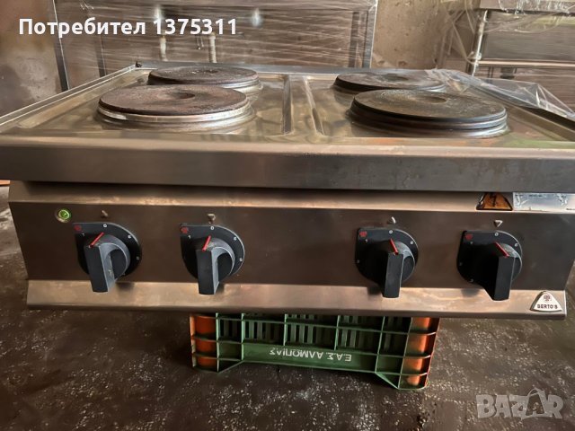 Bertos печка с котлони на ток, снимка 2 - Печки, фурни - 42475149