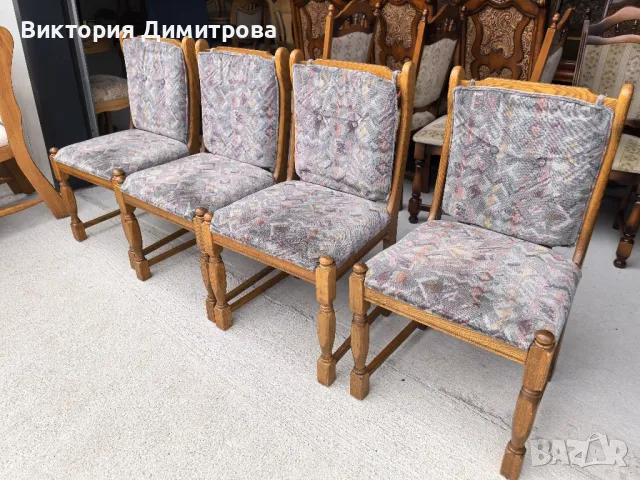 Комплект от 4 трапезни стола , снимка 4 - Столове - 50334601