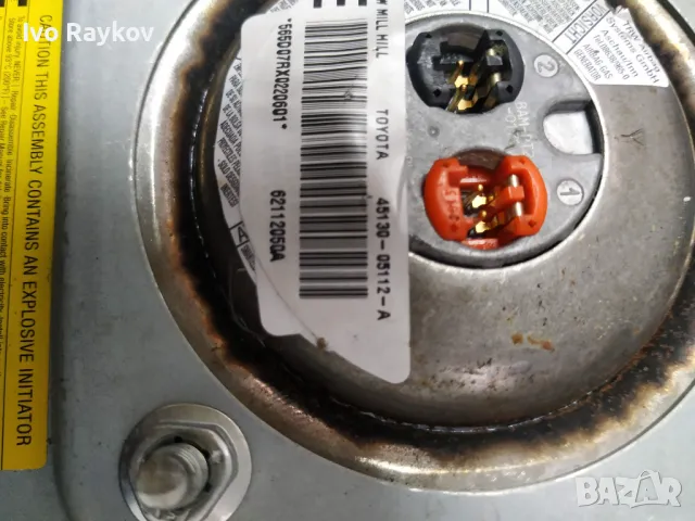 airbag за волан на Toyota Avensis T250 (2003-2009г.)  45130-05112-A , снимка 4 - Части - 50197975