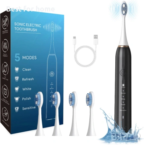 Електрическа звукова четка за зъби за възрастни - акумулаторна интелигентна автоматична четка