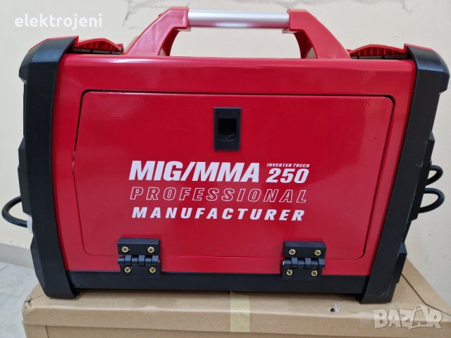 ПРОМОЦИЯ! Електрожен + Телоподаващо MIG -MMA -250Ампера MAX PROFESSIONAL- Телоподаващ апарат , снимка 6 - Други машини и части - 27106887