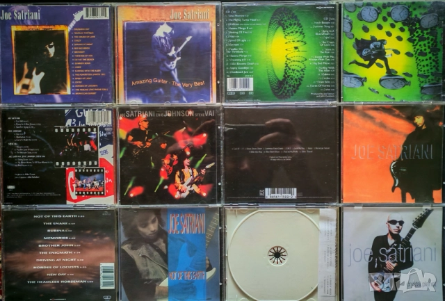Joe Satriani CD дискове - неофициални матрични, снимка 2 - CD дискове - 52467173