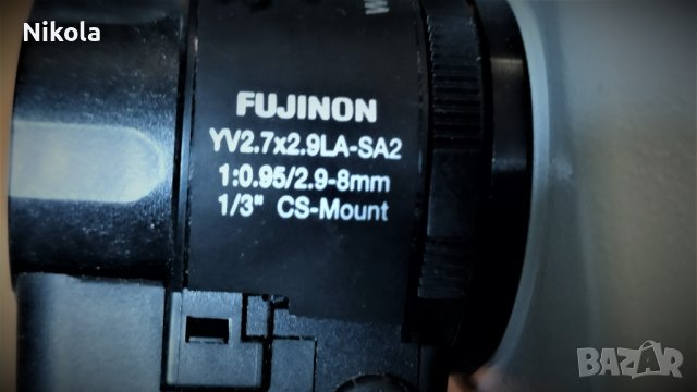 Камера за наблюдение, GE Security KTC-815CP и обектив Fujinon YV2.7X2.9LA-SA2L , снимка 6 - Аналогови камери - 42123948