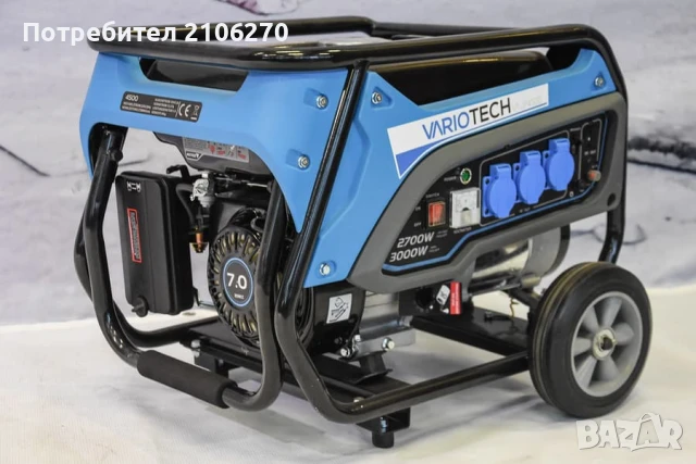 Бензинов генератор VARIO vt-JP4500, снимка 2 - Други машини и части - 51296368