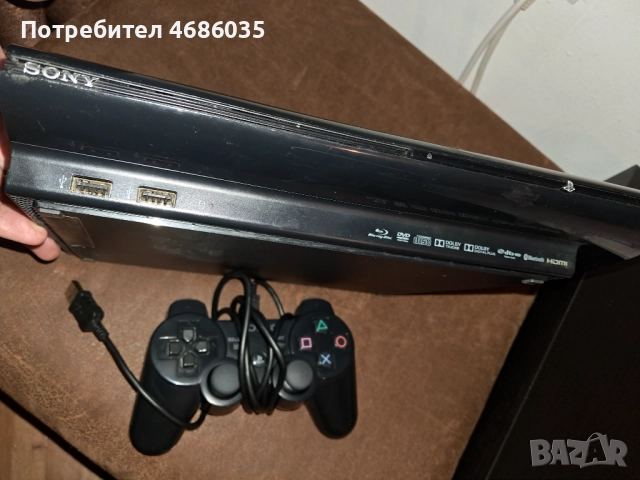 Playstation 3 super slim с джойстик и игри, снимка 2 - PlayStation конзоли - 52893956