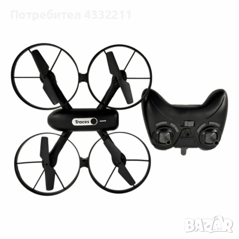 Дрон с жестово управление и Wi-Fi камера – Traces, снимка 6 - Дронове и аксесоари - 51103055