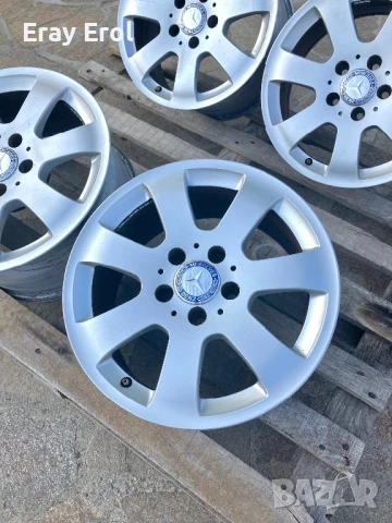 16 джанти 5х112 Mercedes E Class w211 5х112 Мерцедес Оригинал, снимка 6 - Гуми и джанти - 50556522