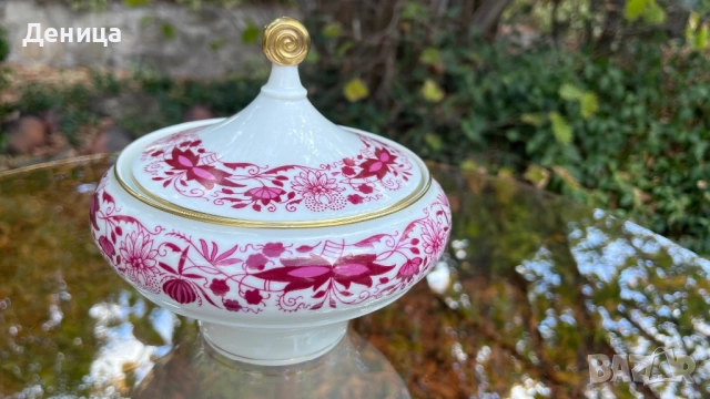 Edelstein Германия Елегантна бонбониера със стилна акцентираща дръжка Височина-16 см и диаметър -16 , снимка 7 - Кутии за храна - 51469509