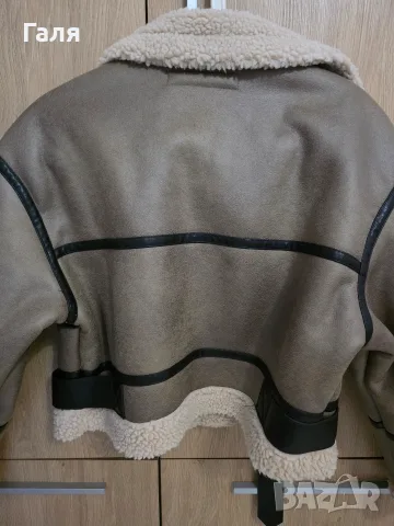 Яке с каракул ZARA, снимка 6 - Якета - 55962400