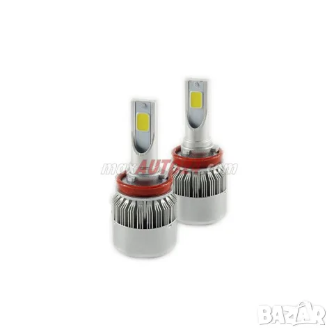 LED крушки C6 H8 36W 6000K комплект 2 броя, снимка 2 - Аксесоари и консумативи - 55864763