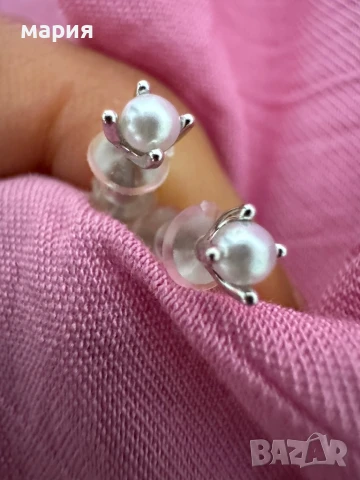 Нова сребърна гривна с обеци /комплект, снимка 6 - Бижутерийни комплекти - 51112150