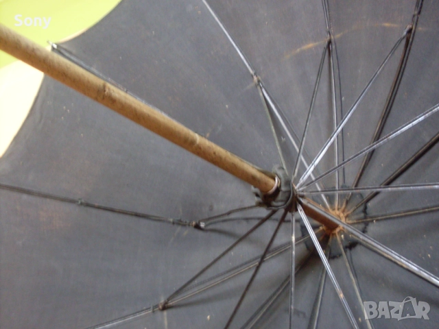 Стар чадър., снимка 11 - Антикварни и старинни предмети - 52580591