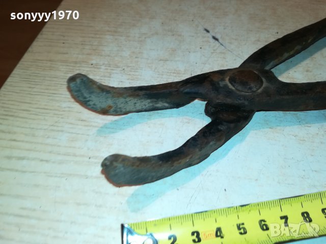 поръчани-ковашки клещи с крива човка 0909211636, снимка 8 - Клещи - 34080574
