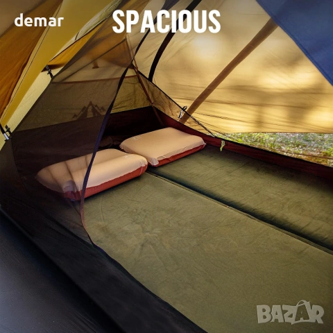 Палатка Night Cat за 1 човек, ултралека: Палатка за 1 човек, водоустойчива, снимка 6 - Палатки - 53425498