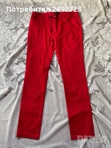 Панталони червени, ново, MANGO
