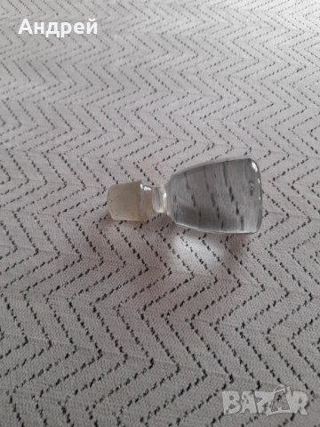 Стара стъклена запушалка,тапа за гарафа