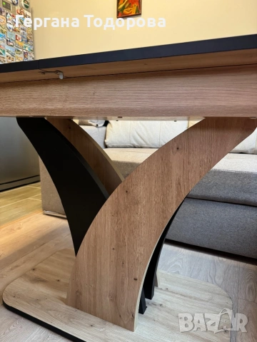 Маса Чисто Нова сглобена Трапезна, снимка 2 - Маси - 53704373