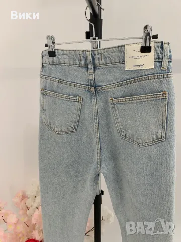 Дънки MOM с висока талия, снимка 9 - Дънки - 49386227