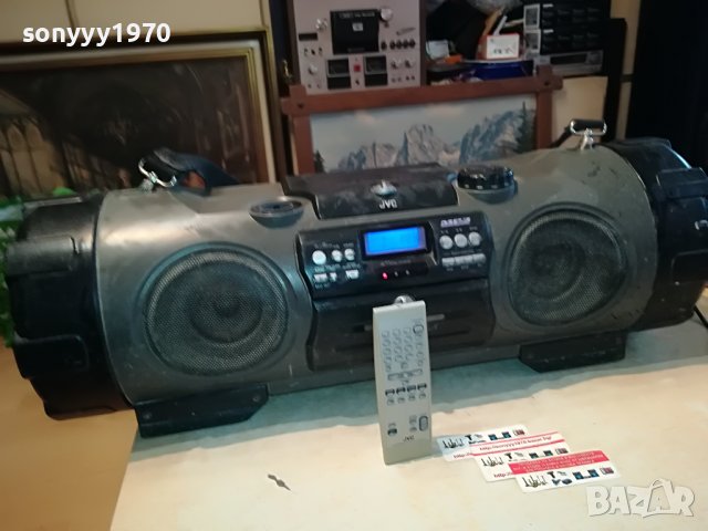 MONSTER JVC+REMOTE BOOMBOX 2401231544, снимка 3 - Радиокасетофони, транзистори - 39419031