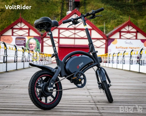 Сгъваемо електрическо колело DYU D3F 500W 36V 10Ah, снимка 6 - Велосипеди - 51382153