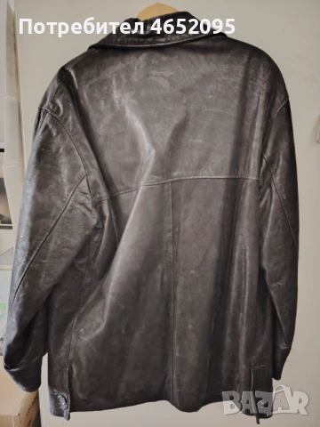 Mъжко кожено яке от естествена кожа Sitelli, снимка 2 - Якета - 53298869