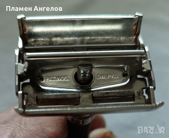 Стара самобръсначка "Gillette Super Adjuatable , снимка 5 - Други ценни предмети - 53059362