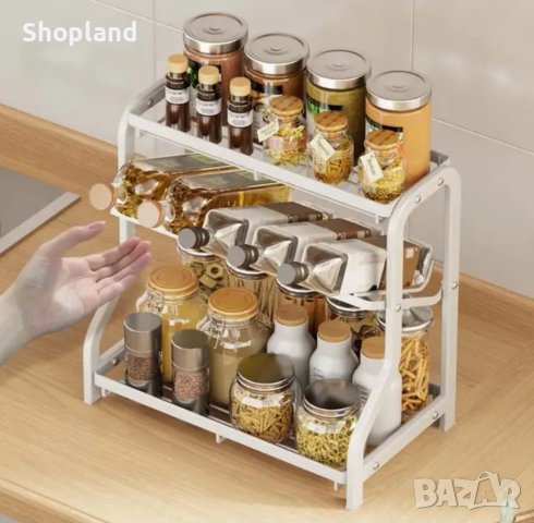 Стойка за подправки на 3 нива, снимка 6 - Аксесоари за кухня - 44194381