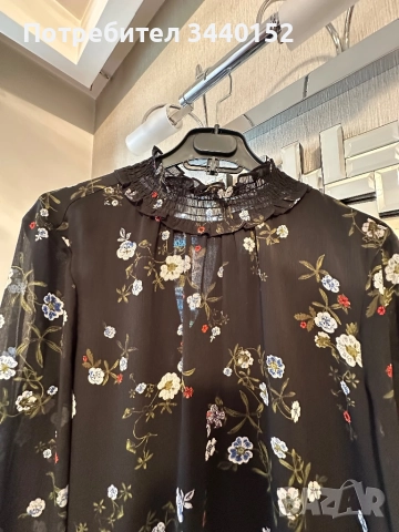Рокля с цветен принт, снимка 3 - Рокли - 51632149