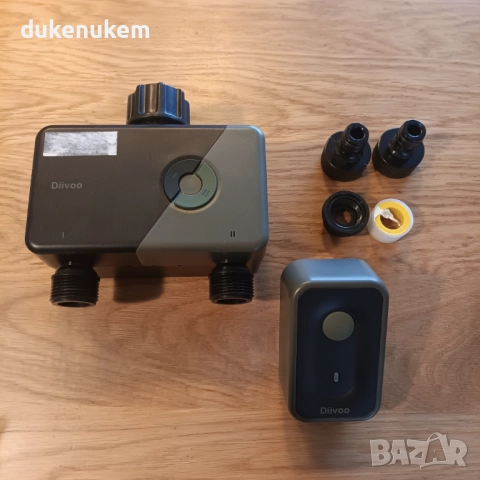 WiFi Смарт таймер с 2 изхода, 60 м обхват, RFID технология, Alexa/Google, снимка 7 - Напояване - 52545479